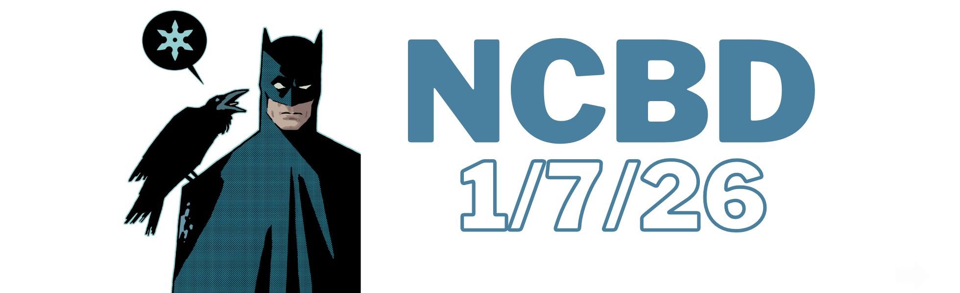 New Comic Book Day January 7th titles